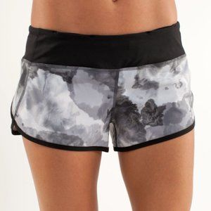 Lululemon Speed Shorts Coal Tinted Canvas